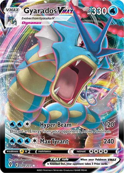 SWSH07: Gyarados VMAX (Holofoil)