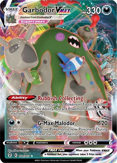 SWSH07: Garbodor VMAX (Holofoil)