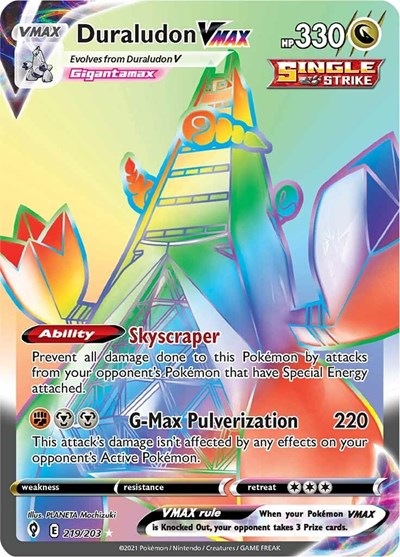 SWSH07: Duraludon VMAX (Secret) (Holofoil)
