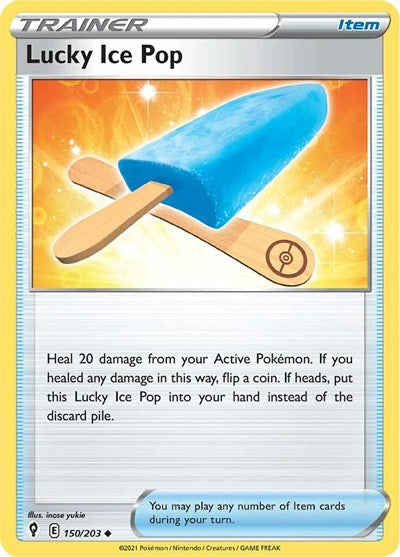 SWSH07: Lucky Ice Pop (Reverse Holofoil)