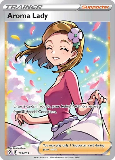 SWSH07: Aroma Lady (Full Art) (Holofoil)