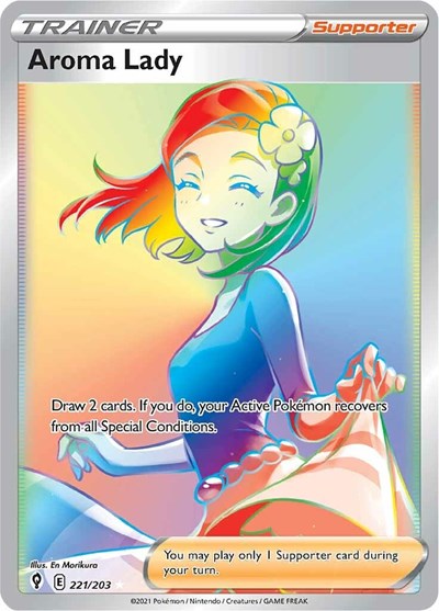 SWSH07: Aroma Lady (Secret) (Holofoil)
