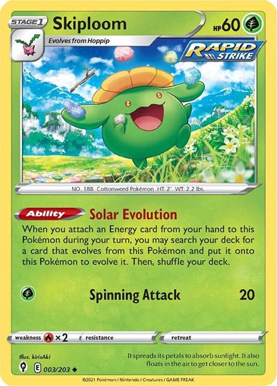 SWSH07: Skiploom (Reverse Holofoil)