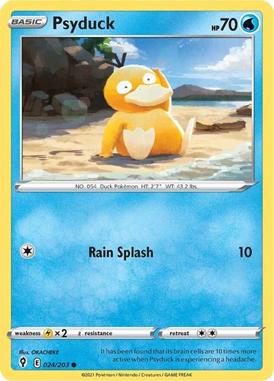 SWSH07: Psyduck (Reverse Holofoil)