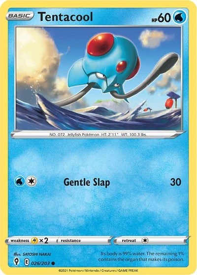SWSH07: Tentacool (Reverse Holofoil)