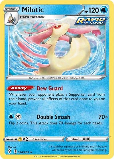 SWSH07: Milotic