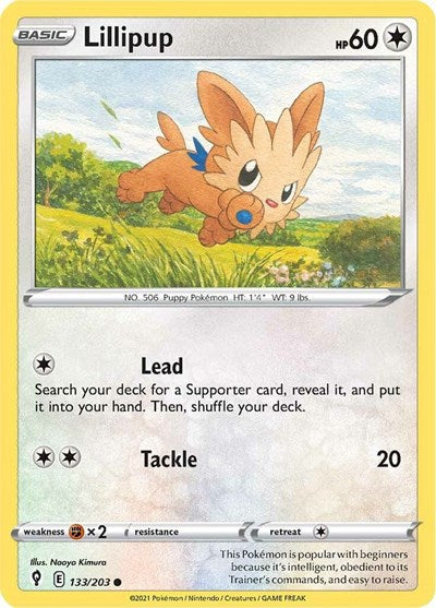 SWSH07: Lillipup (Reverse Holofoil)