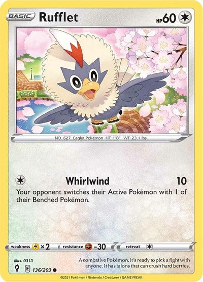 SWSH07: Rufflet