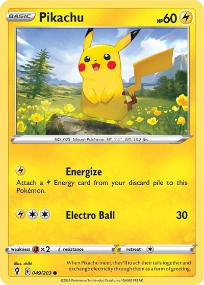 SWSH07: Pikachu