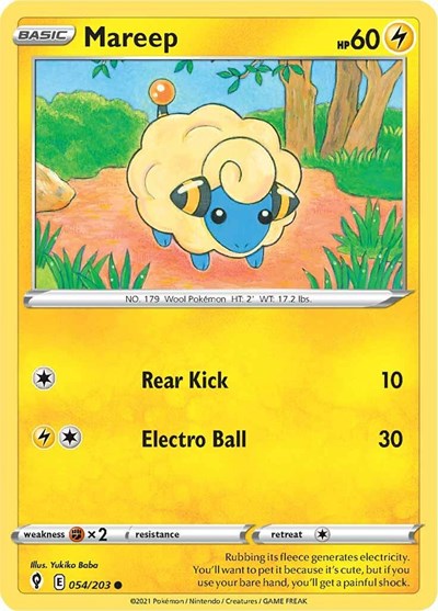 SWSH07: Mareep