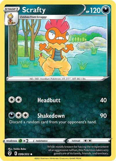SWSH07: Scrafty