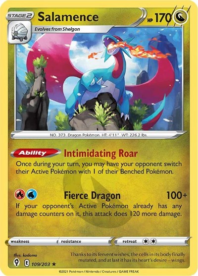 SWSH07: Salamence (Holofoil)