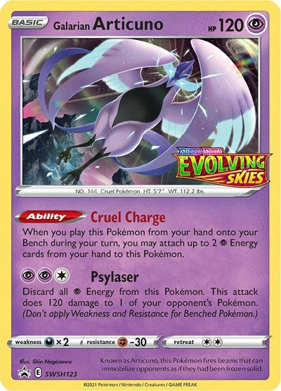 SWSD: Galarian Articuno - SWSH123 (Prerelease) (Holofoil)