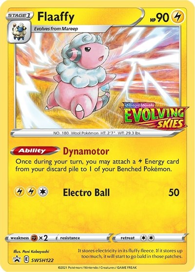 SWSD: Flaaffy - SWSH122 (Prerelease) (Holofoil)