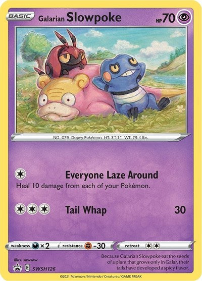 SWSD: Galarian Slowpoke - SWSH126 (Holofoil)