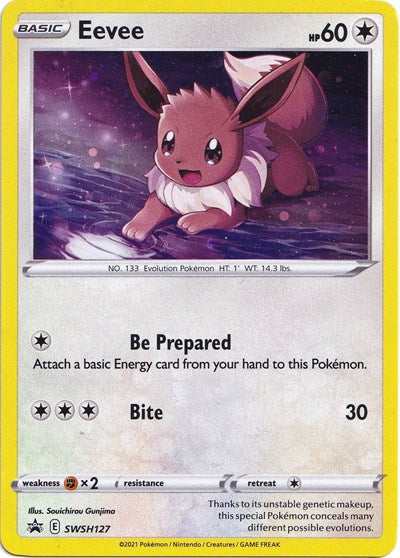 SWSD: Eevee - SWSH127 (Holofoil)