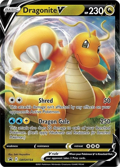SWSD: Dragonite V - SWSH154 (Holofoil)