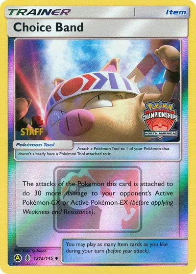 PR: Choice Band - 121a/145 (North America Championships) [Staff] (Reverse Holofoil)