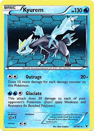 MCAP: Kyurem - 34/101 (Cosmos Holo) (Holofoil)