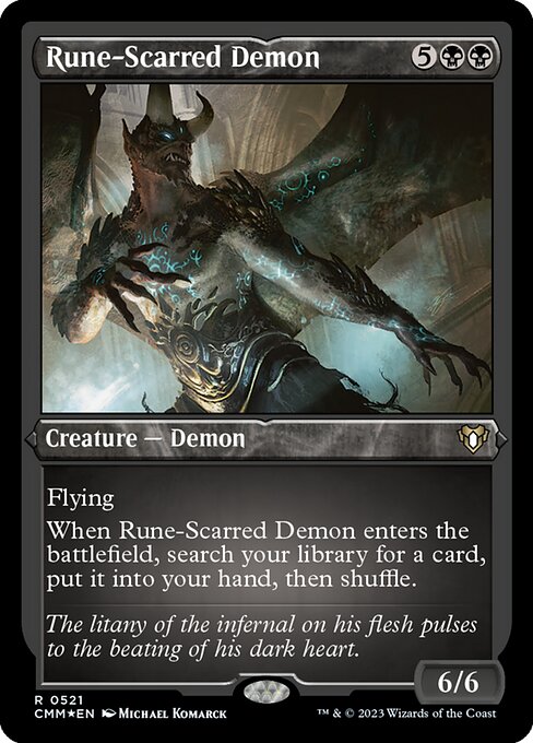 CMM: Rune-Scarred Demon (Foil Etched)