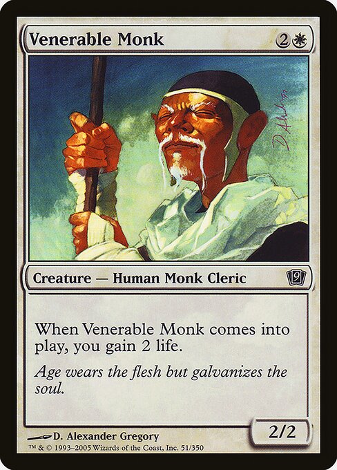 9ED: Venerable Monk (Foil)