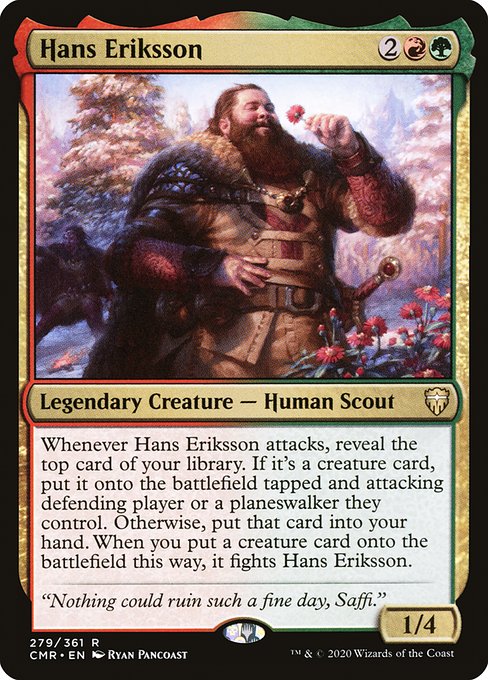 CMR: Hans Eriksson (Foil)