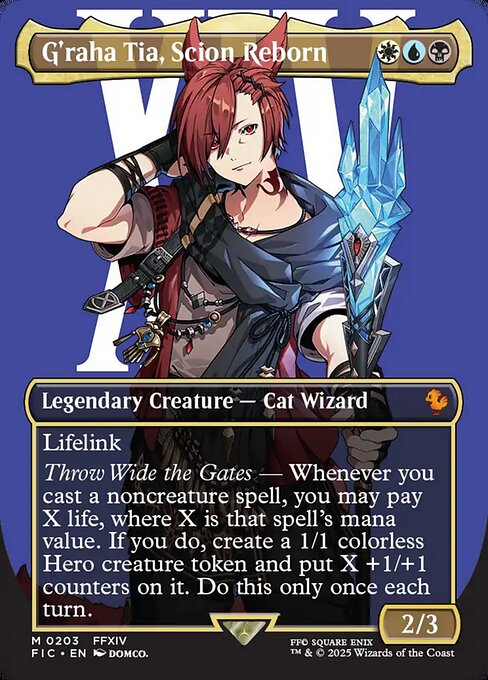 FIC: G'raha Tia, Scion Reborn (Borderless) (Foil)