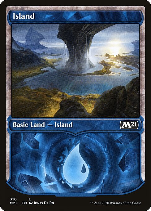 M21: Island (Showcase) (Foil)