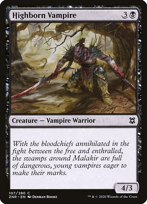 ZNR: Highborn Vampire (Foil)