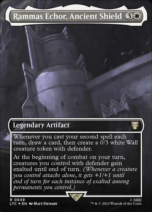 LTC: Rammas Echor, Ancient Shield (Borderless) (Surge Foil)