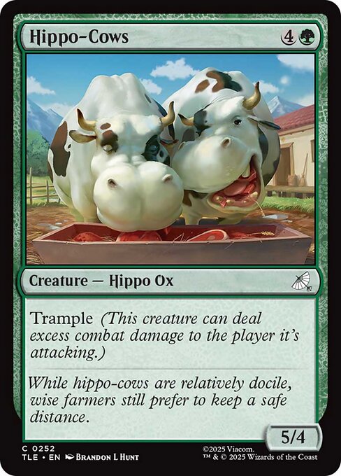 TLE: Hippo-Cows