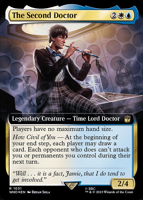 WHO: The Second Doctor (Extended Art) (Surge Foil)