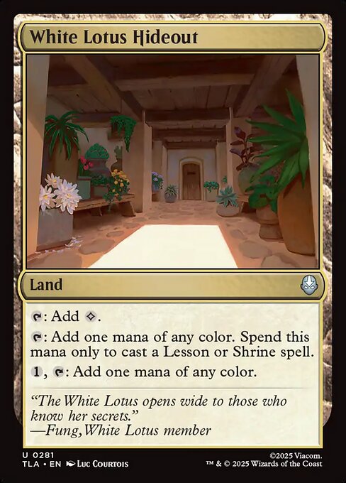 TLA: White Lotus Hideout (Foil)