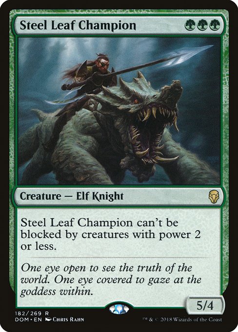 DOM: Steel Leaf Champion