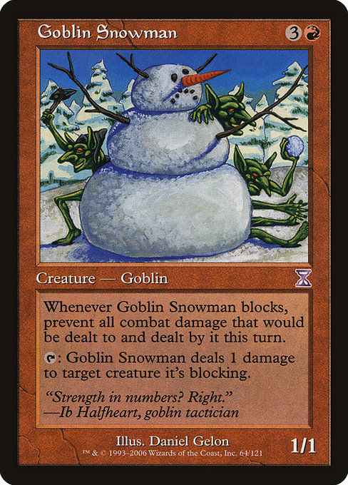 TSB: Goblin Snowman (Foil)