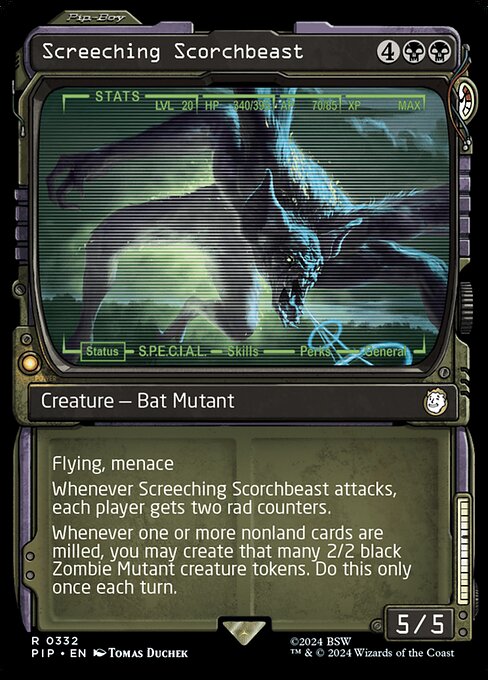 PIP: Screeching Scorchbeast (Showcase) (Foil)