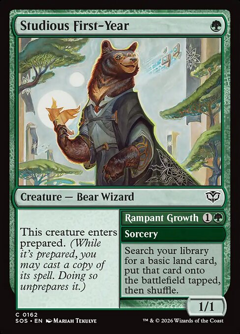 SOS: Studious First-Year