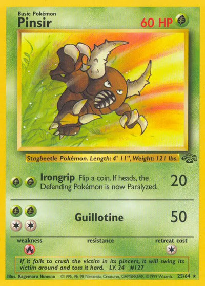 Pinsir (25) 25/64 Unlimited Jungle