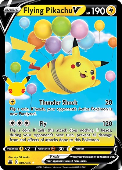 CLB: Flying Pikachu V (Holofoil)