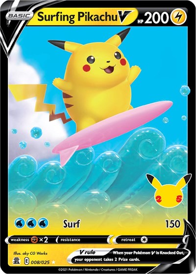 CLB: Surfing Pikachu V (Holofoil)