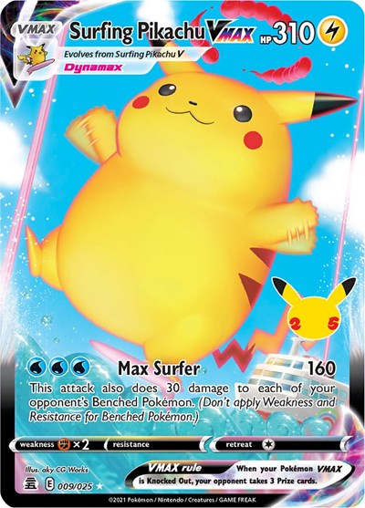 CLB: Surfing Pikachu VMAX (Holofoil)