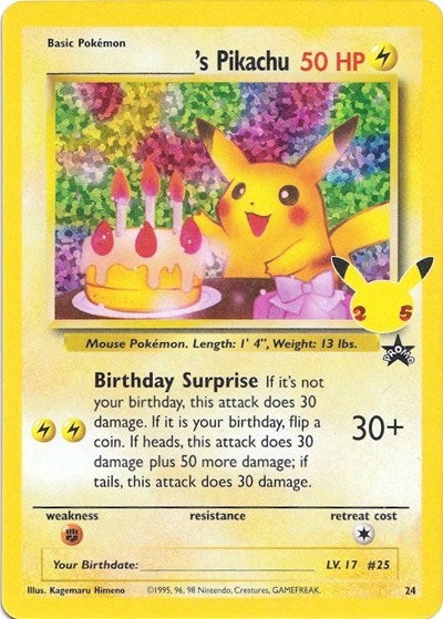 CCC: ______'s Pikachu (Holofoil)