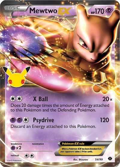 CCC: Mewtwo EX (Holofoil)