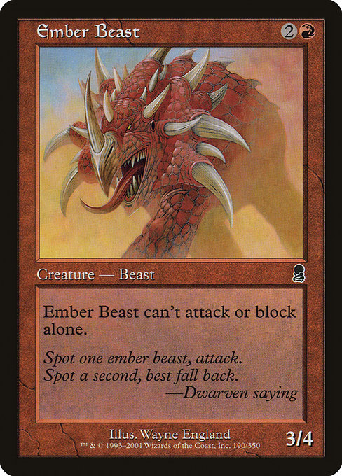 ODY: Ember Beast (Foil)