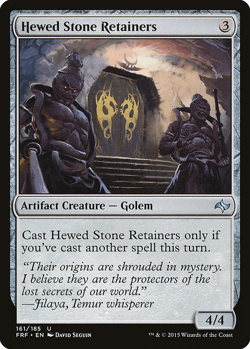 FRF: Hewed Stone Retainers