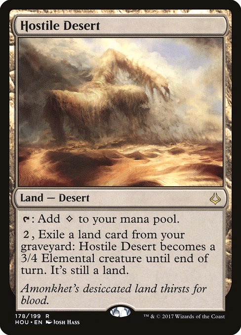 HOU: Hostile Desert (Foil)