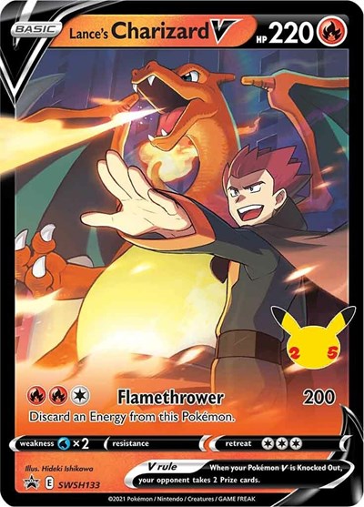 SWSD: Lance's Charizard V - SWSH133 (Holofoil)