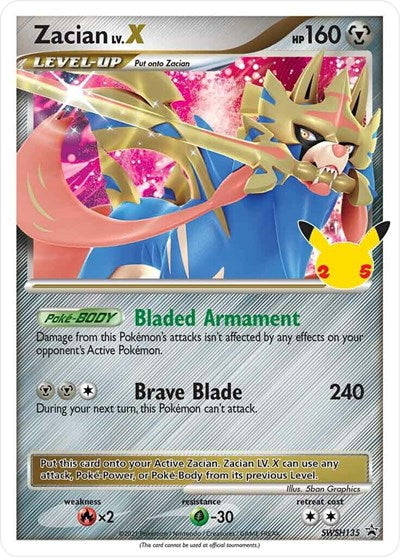 SWSD: Zacian LV. X - SWSH135 (Holofoil)