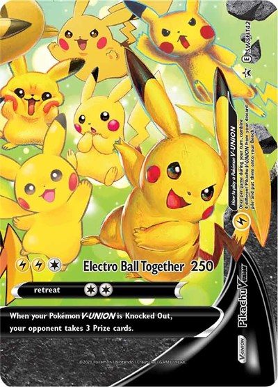 SWSD: Pikachu V-Union - SWSH142 (Holofoil)