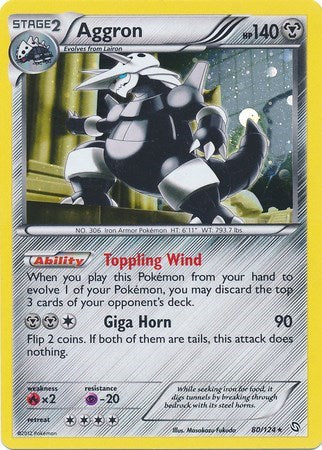 BLE: Aggron - 80/124 (Cosmos Holo) (Holofoil)
